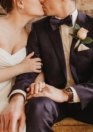 BRIDE AND GROOM Smoking de mariage